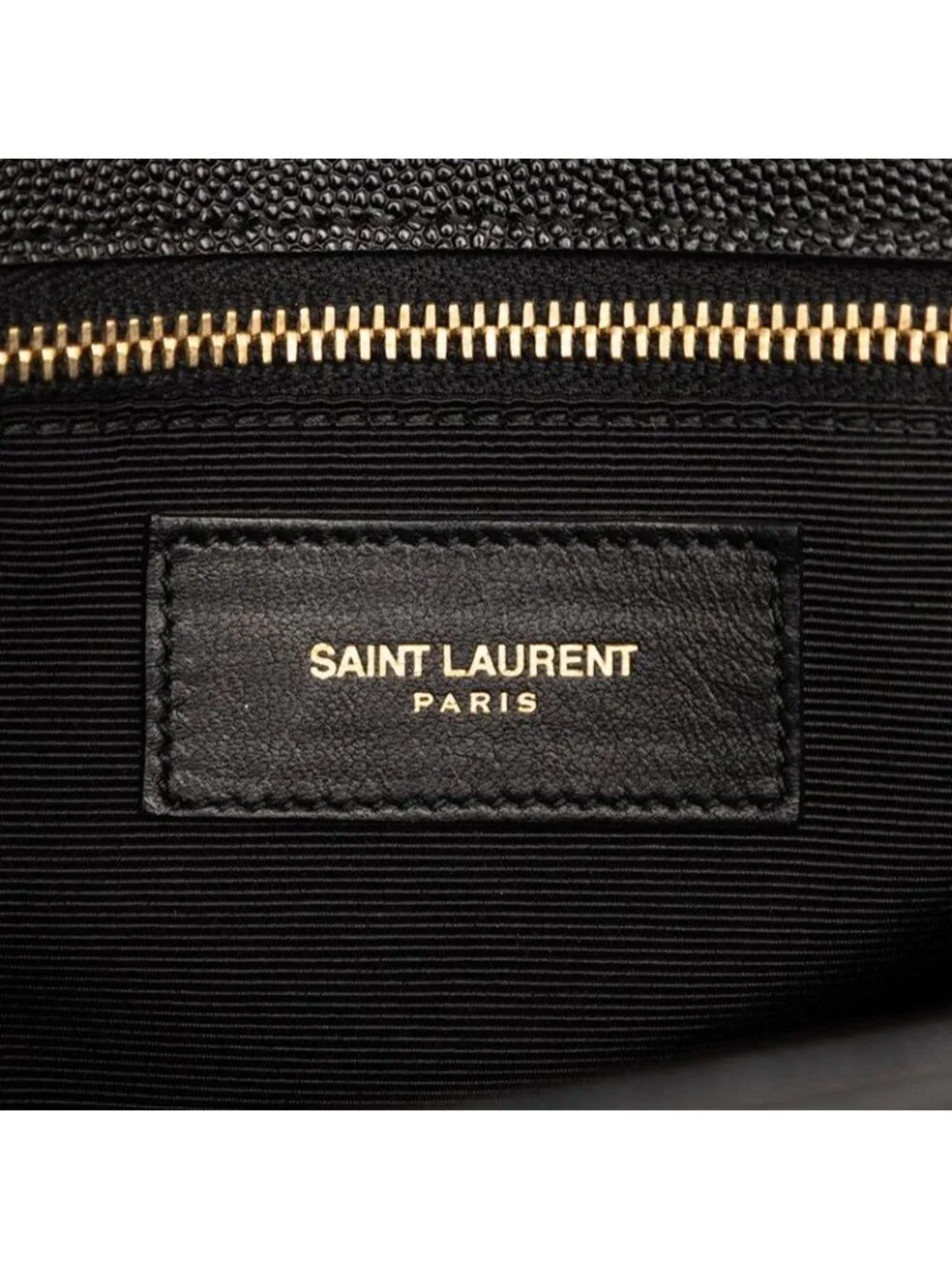 Saint Laurent Shoulder Bag / Black / Leather /